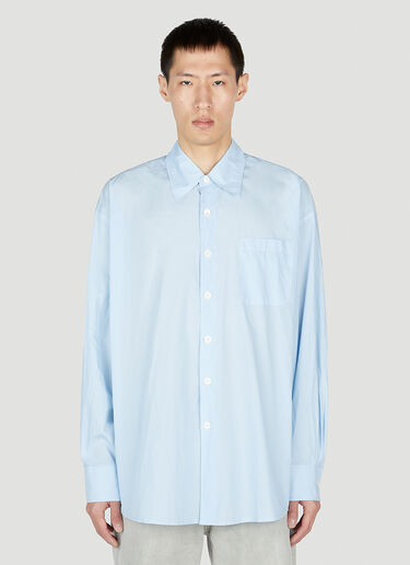 Our Legacy Borrowed Shirt Blue our0153006