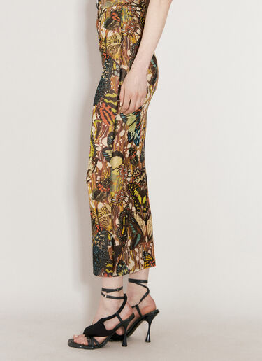 Jean Paul Gaultier Butterdly Midi Skirt Multicolour jpg0256005