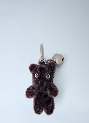 Acne Studios Teddy Bear Keychain Brown acn0163005