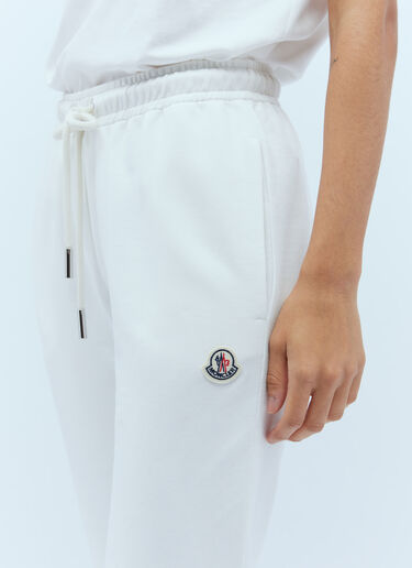 Moncler Drawstring Track Pants White mon0255037