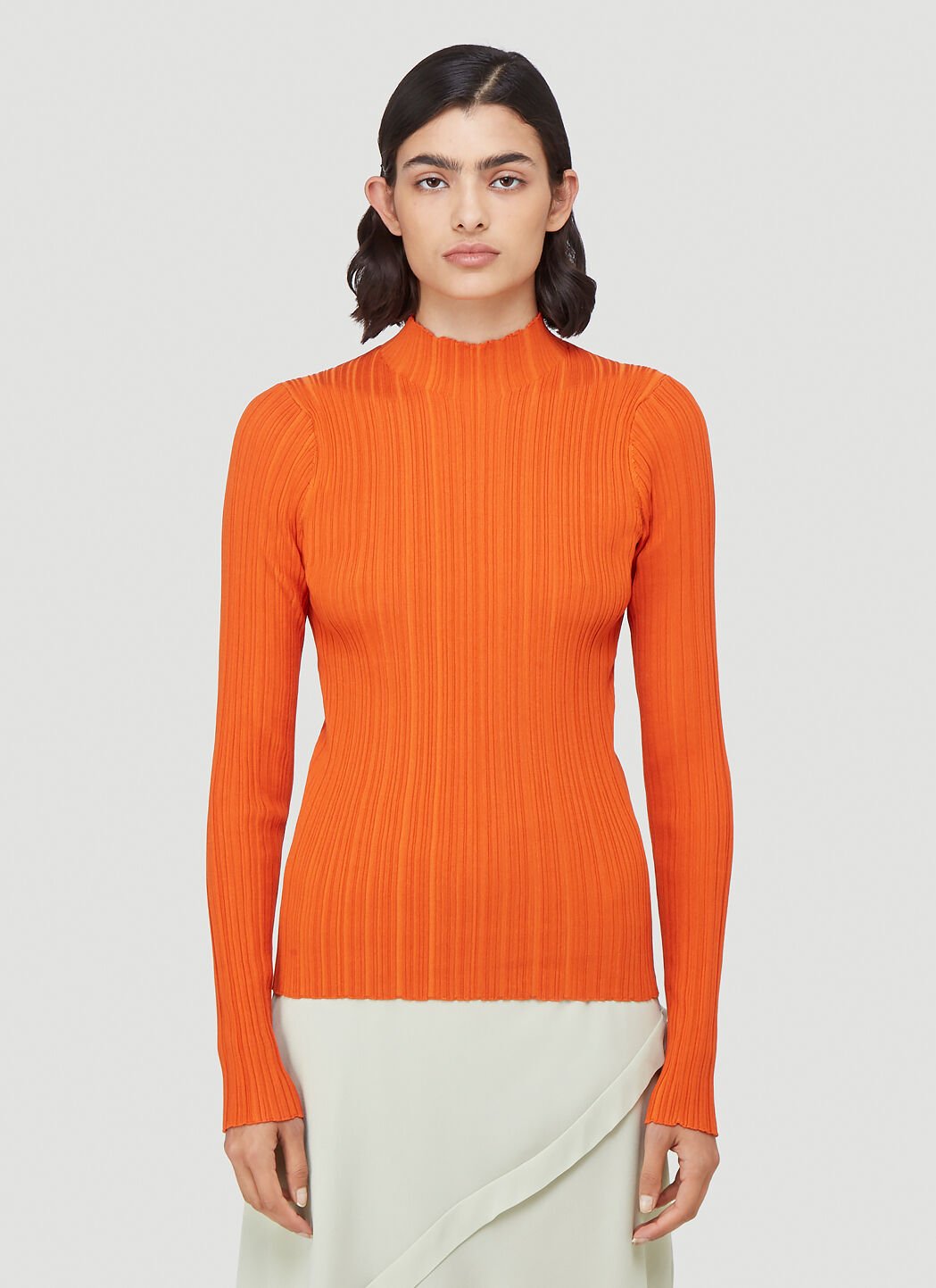 Acne outlet ribbed turtleneck
