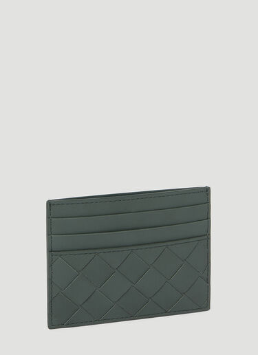 Intrecciato Leather Cardholder Bottega Veneta Intrecciato Leather Cardholder Grey bov0154023