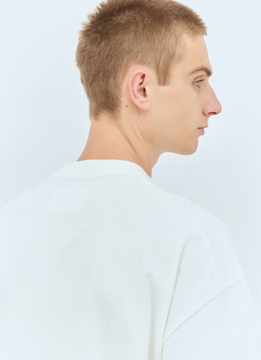 Jil Sander Logo Print T-Shirt Off white jil0158002