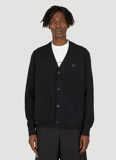 Acne Studios 로고 가디건 블랙 acn0147014