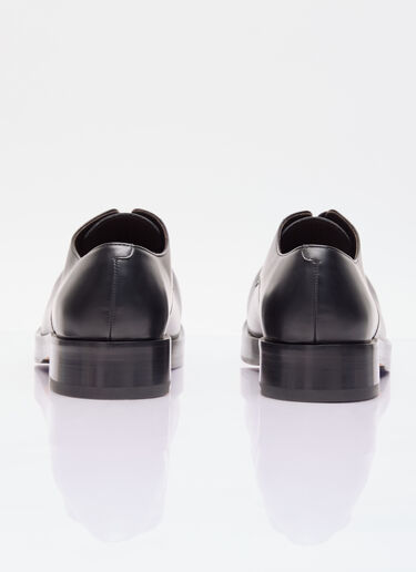 Leather Helium Lace-Up Shoes Bottega Veneta Leather Helium Lace-Up Shoes Black bov0156009