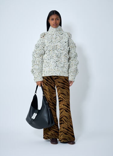 Crochet Sweater GANNI Crochet Sweater White gan0262003