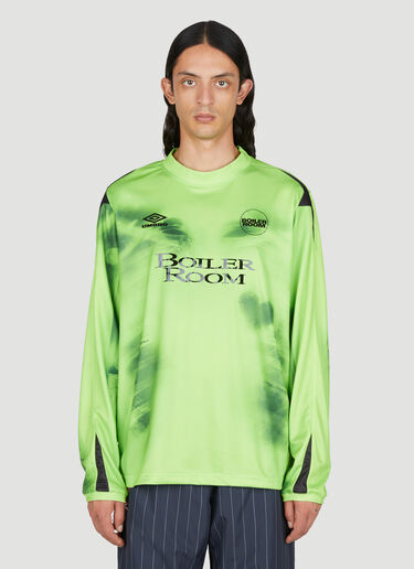 Boiler Room x Umbro Goalkeeper Sweatshirt Green bou0153005