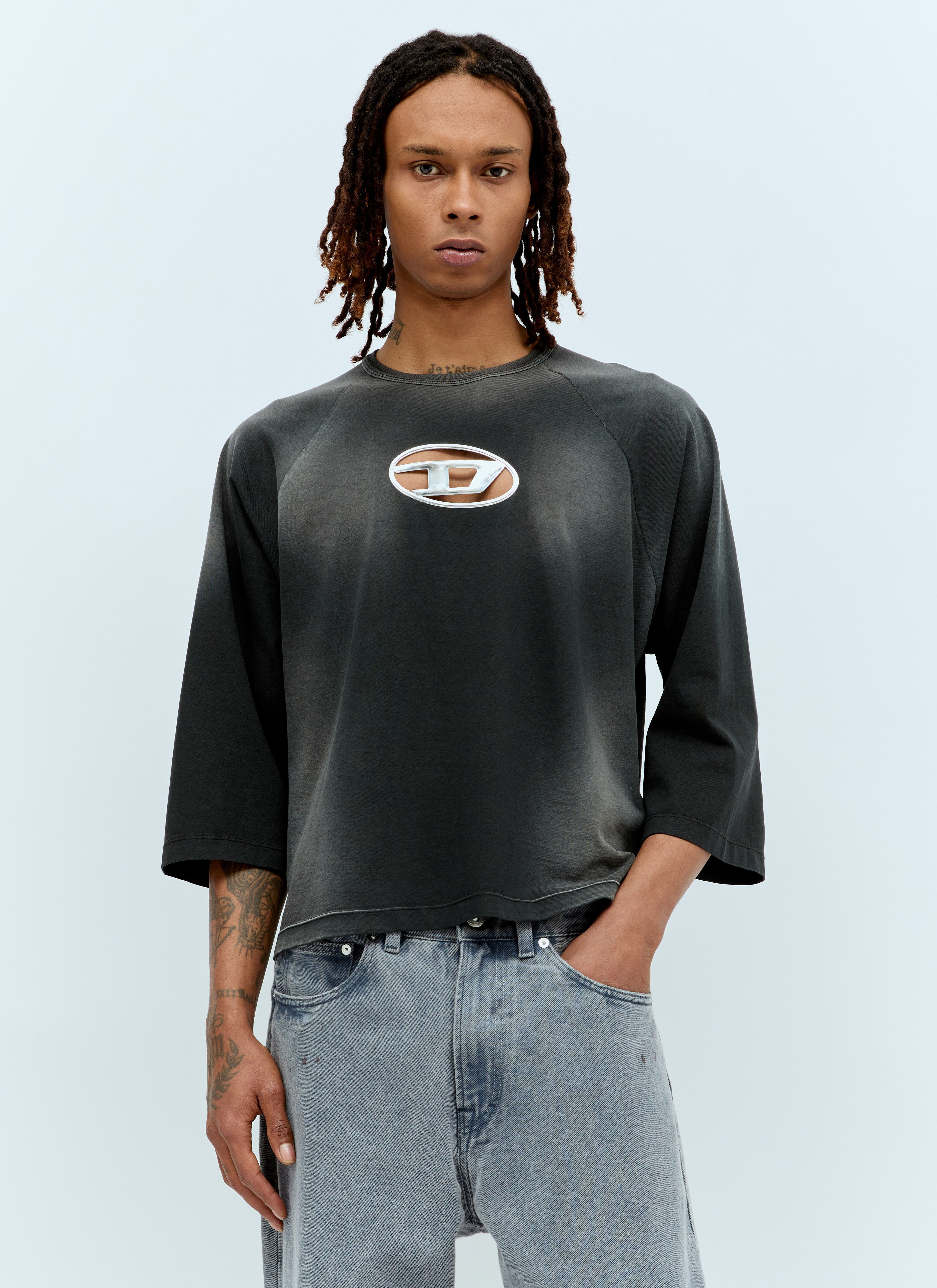 Diesel t shirt black clearance