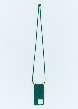 Bottega Veneta Iphone 14 Pro Case on Strap Green bov0155045