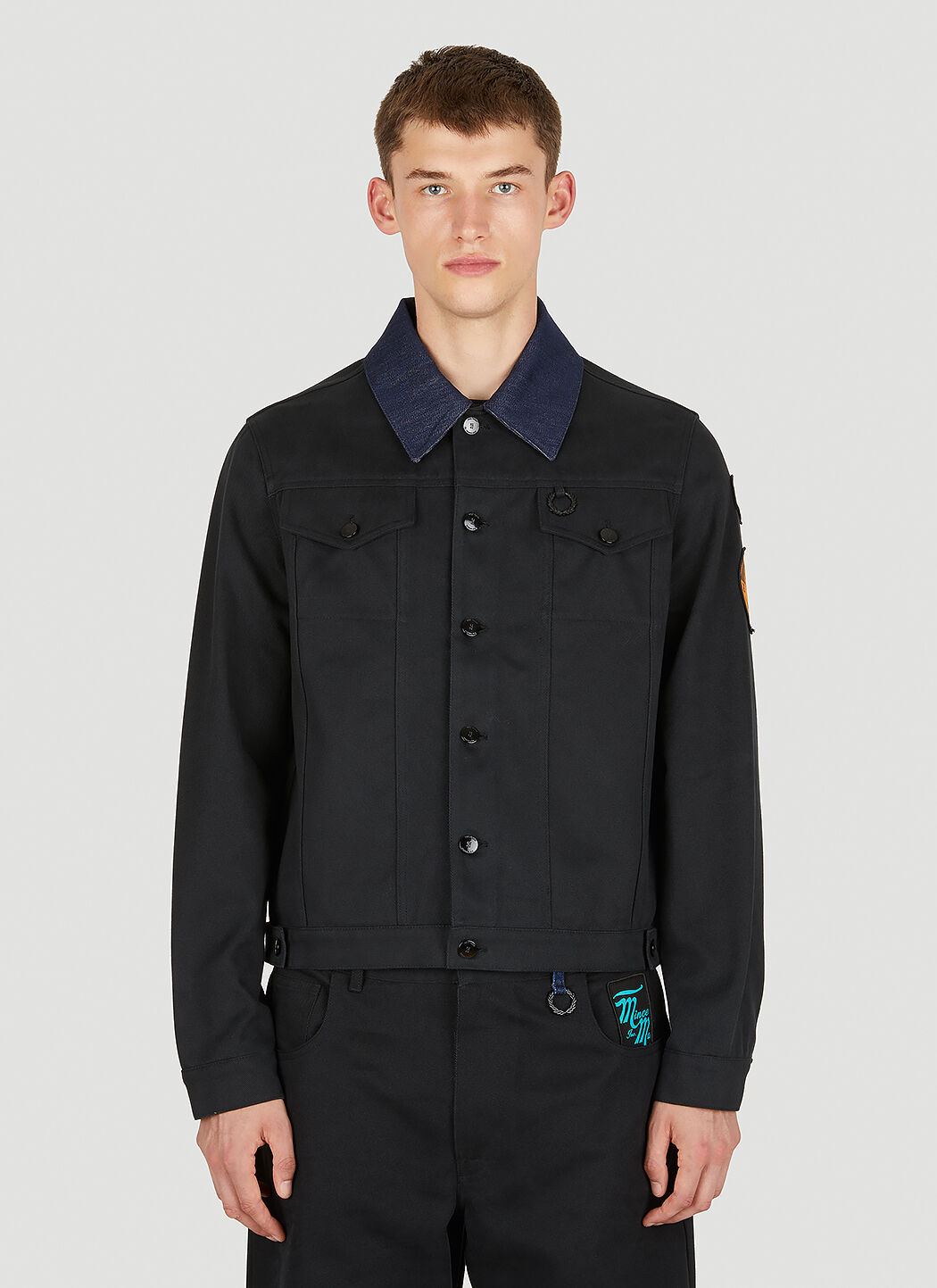 Simons denim hotsell jacket
