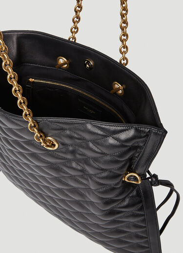 Saint Laurent Quilted Shoulder Bag Black sla0252076