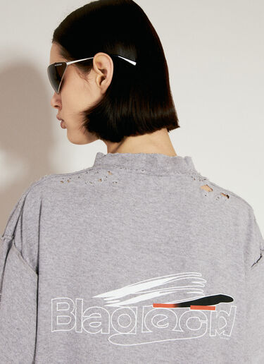 Inside-Out Short Sleeve T-Shirt Balenciaga Inside-Out Short Sleeve T-Shirt Grey bal0256010