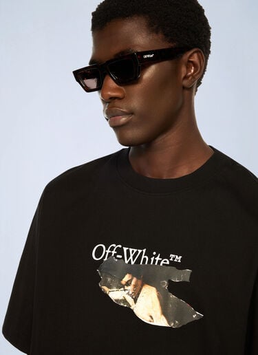 Off-White Paint Arrow Skate Logo T-Shirt Black ofw0162019