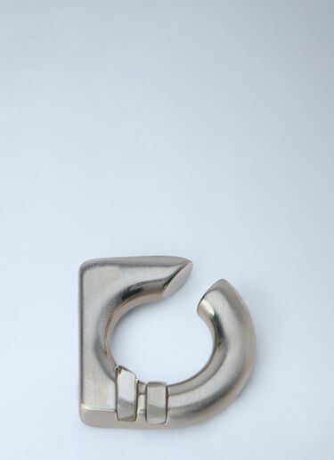 LN-CC® - Rick Owens: Crystal Prong Ear Cuff - Silver Rick Owens Crystal Prong Ear Cuff Silver ric0265043