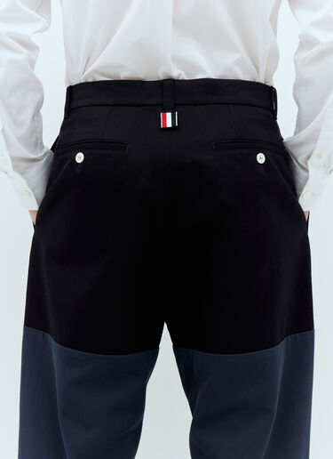 Thom Browne Unconstructed Combo Pants Navy thb0156007