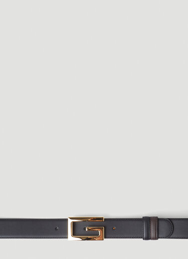 Gucci Square G Buckle Reversible Belt Black guc0147119