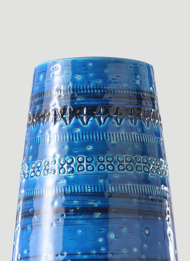 Bitossi Ceramiche Rimini Blu Bombato Vase Blue wps0644302