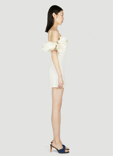 La Robe Duna Mini Dress Jacquemus La Robe Duna Mini Dress White jac0251050