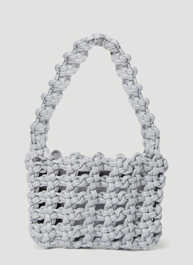 KARA Knot Armpit Shoulder Bag Silver kar0251009