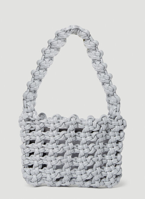 KARA Knot Armpit Shoulder Bag Silver kar0252011