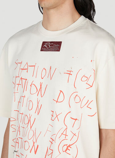 Raf Simons Station T-Shirt Beige raf0352001