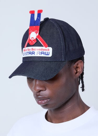 Walter Van Beirendonck x G-STAR 로고 모티프 베이스볼 캡 블랙 wlt0160033