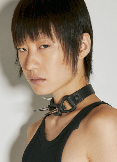 Spike Chain Necklace Innerraum Spike Chain Necklace Black inn0354010