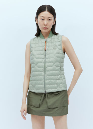Moncler Perille Down Vest Green mon0256001