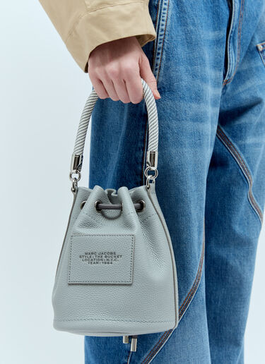 Marc Jacobs The Leather Bucket Bag Grey mcj0255014