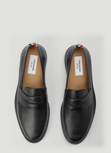 Thom Browne Slip-On Loafers Black thb0143019