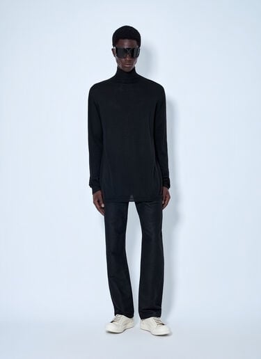 Rick Owens Straight-Leg Denim Trousers Black ric0165072