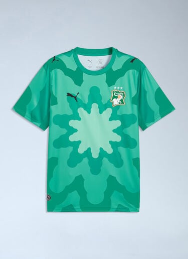 PUMA KING X SALEHE BEMBURY Ivory Coast GK Jersey Green pum0365010
