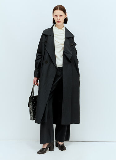 Issey Miyake Shaped Membrane Coat Black ism0256001