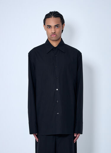 Classic Poplin Shirt Gucci Classic Poplin Shirt Black guc0160009