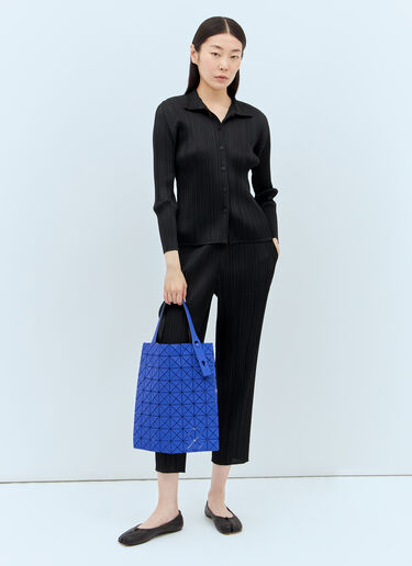 Bao Bao Issey Miyake プリズムプラス トートバッグ ブルー bao0257003