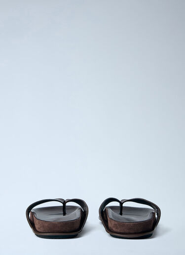 Jacquemus Les Tatanes Sandals Brown jac0164030