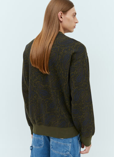 Carhartt WIP Paisley Sweatshirt Green wip0154029