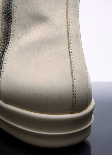 Rick Owens Jumbo Laced Sneakers Cream ric0157026