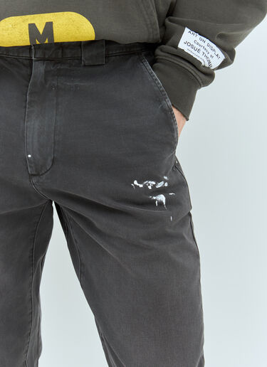 Gallery Dept. Flared Chino Pants Black gdp0158042