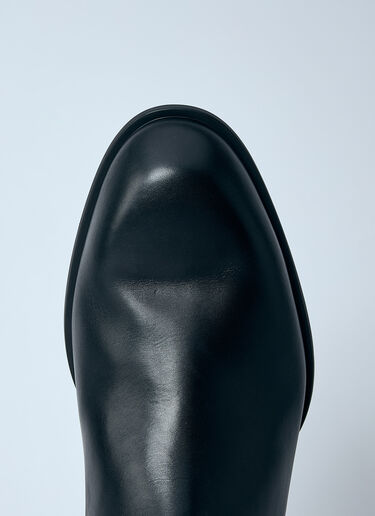 Jil Sander 皮革拉链及踝靴 黑色 jil0159010