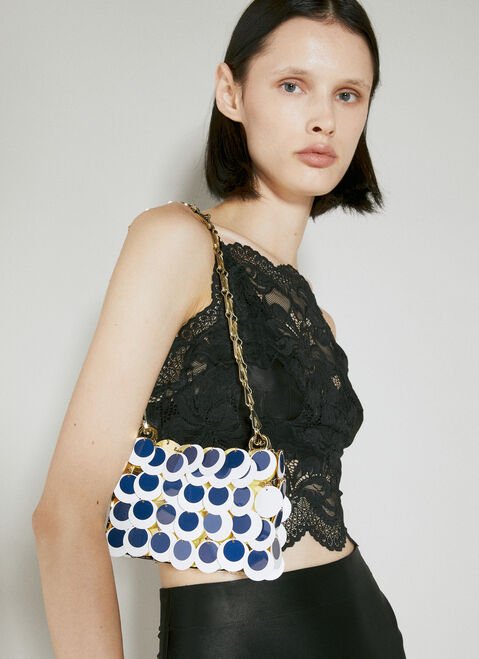Rabanne Sparkle Nano Shoulder Bag Black pac0253006