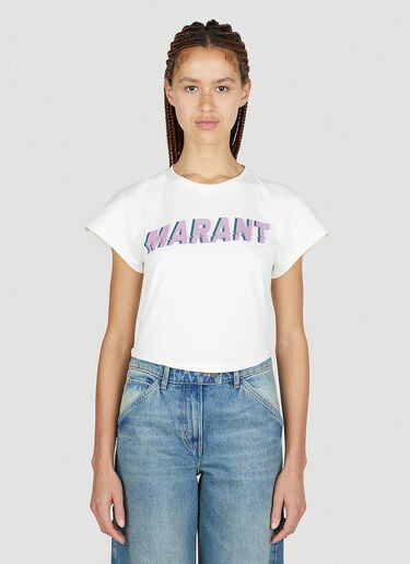 Isabel Marant Étoile Zodya T-Shirt White ibe0251018