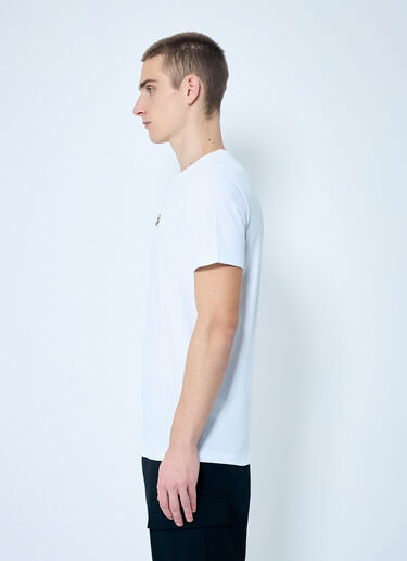 Moncler Set Of Three Logo Patch T-Shirts White mon0159009