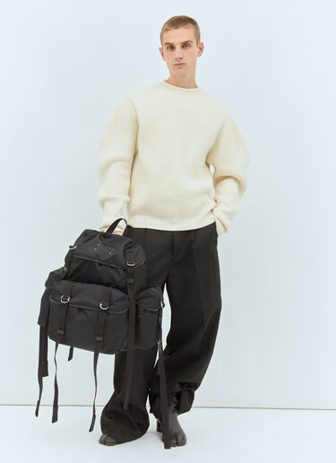 Maison Margiela High Tech XL Backpack Black mla0158015