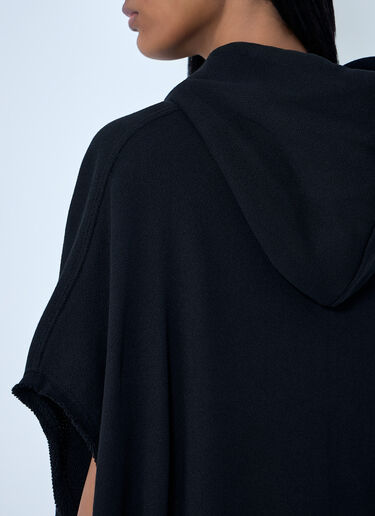 Rick Owens Hooded Cape T-Shirt Black ric0263006