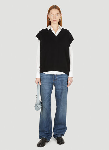 Studio Nicholson Feliz Knit Vest Black stn0251002