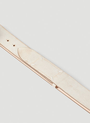 Signature Stitch Belt Maison Margiela Signature Stitch Belt Cream mla0151048