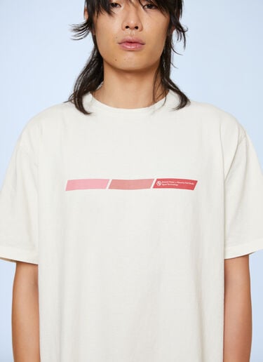 Logo Motif T-Shirt District Vision x Massimo Osti Logo Motif T-Shirt White dtm0163003