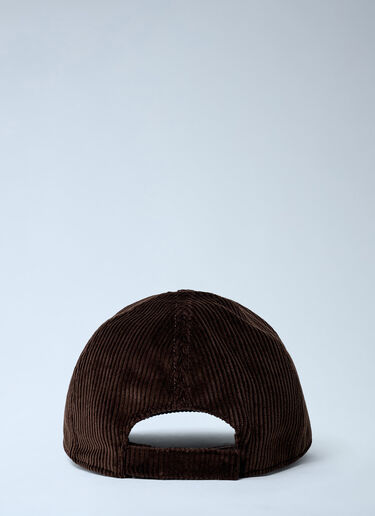 Miu Miu Velvet Baseball Cap Brown miu0162017