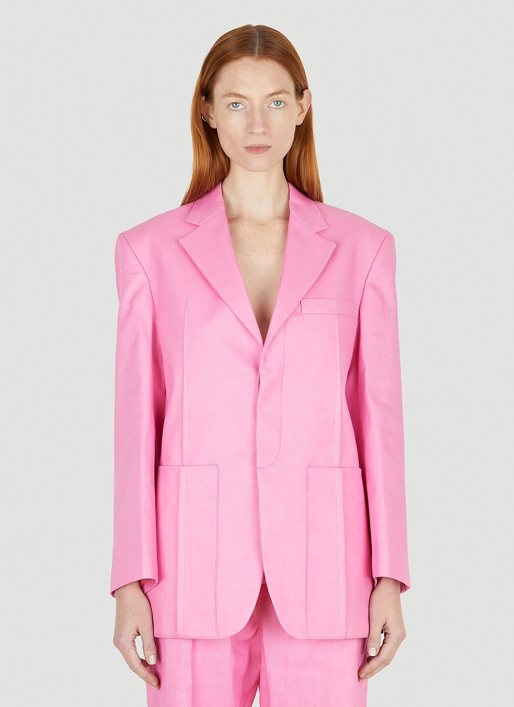 Jacquemus 2025 pink coat